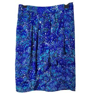 Michael Kors Women Skirt Size 2 Multicolor Pleats Ruffle